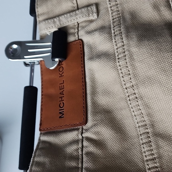Michael Kors Lightweight Cotton Slim Fit Chino Trousers - Picture 5 of 11